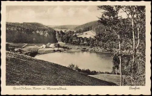 Postcard Bad Polzin Połczyn Zdrój Fünfsee. 1938