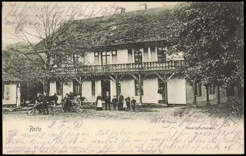 Reitz Pommern b. Stolp Redzikowo b. Słupsk Gesellschaftshaus 1908