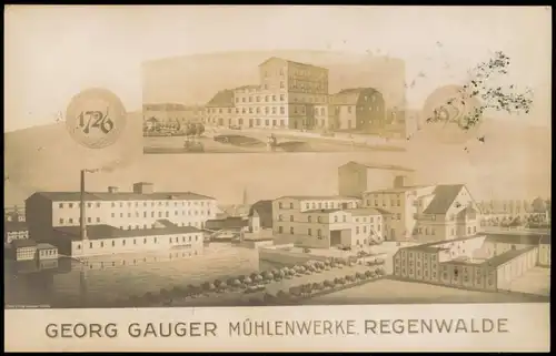 Regenwalde Resko Gauer Mühlenwerke 100 Jahre b. Labes Pommern 1926