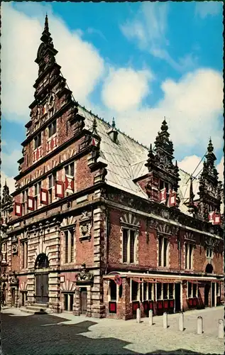 Postkaart Haarlem Gebäude-Ansicht Vleeshal 1960