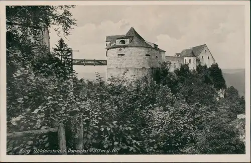 Ansichtskarte Leibertingen Burg Wildenstein im Donautal 1920