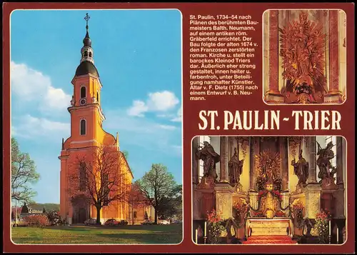 Ansichtskarte Trier St.-Paulinus-Basilika 1992