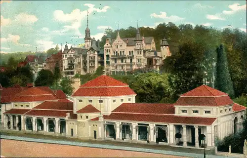 Ansichtskarte Eisenach Die Trinkhalle- und Wandelhalle 1907