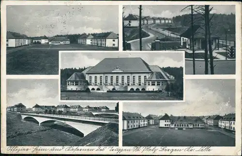 Ansichtskarte Belsen-Bergen (Lk Celle) Kaserne - 5 Bild 1939