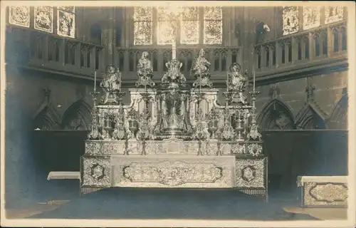 Ansichtskarte Regensburg Kirche Altar 1928