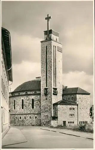 Ansichtskarte Pforzheim Herz-Jesu-Kirche 1935