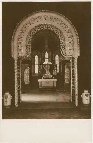 Ansichtskarte Meißen Kriegergedächtniskirche, Innen 1928