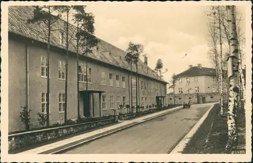 Ansichtskarte Klotzsche-Dresden Straßenpartie, Siedlung 1939
