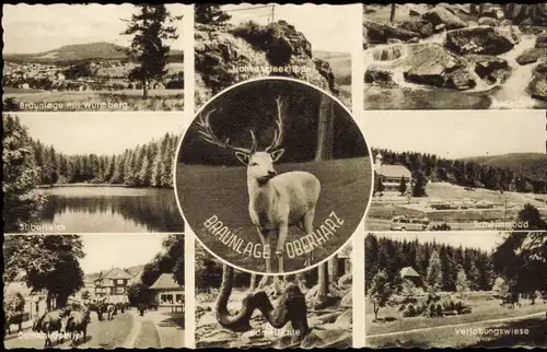 Ansichtskarte Braunlage Mehrbildkarte mit diversen Ortsansichten 1961