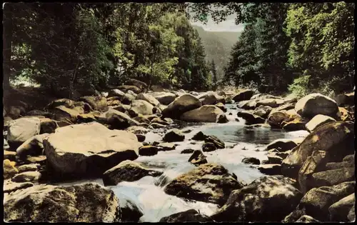 Ansichtskarte Oker-Goslar Partie im Okertal Harz 1960