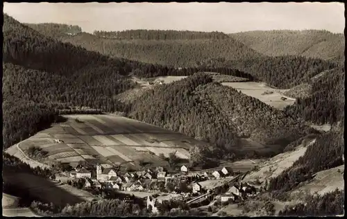 Ansichtskarte Schenkenzell Panorama Luftkurort Schenkenzell Schwarzwald 1959