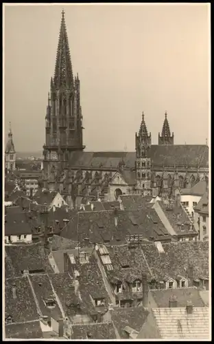 Foto Freiburg im Breisgau Münster und Stadt 1936 Privatfoto Foto