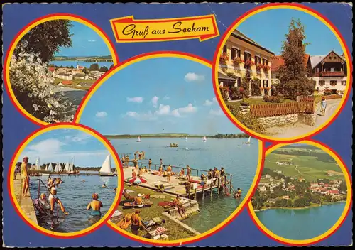 Ansichtskarte Seeham (bei Salzburg) Mehrbildkarte mit Ortsansichten 1975