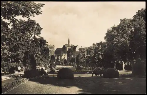 Postcard Kolberg Kołobrzeg Kaiserplatz 1929