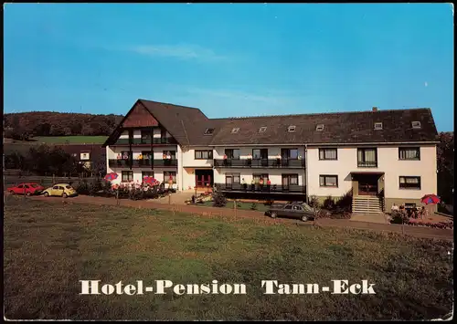 Ansichtskarte Knüllwald Hotel-Pension Tann-Eck in Ortsteil Schellbach 1975