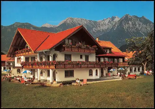 Obermaiselstein (Oberallgäu) Pension Berwanger Niederdorf 11 1988