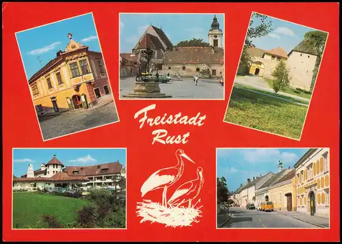 Rust Ruszt | Rušta Mehrbild-AK Rust am Neusiedlersee Burgenland Austria 1987
