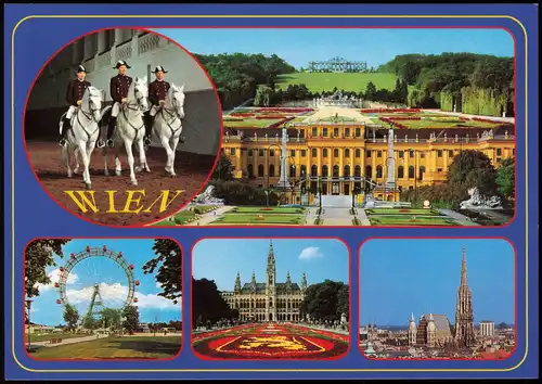 Ansichtskarte Hietzing-Wien SPANISCHE REITSCHULE SCHLOSS SCHÖNBRUNN 1990