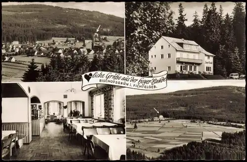 Ansichtskarte Bischofsgrün MB: Hoyer Baude 1958