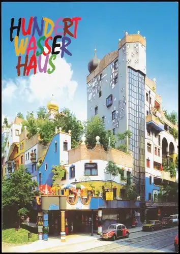 Ansichtskarte Wien HUNDERTWASSER-HAUS 2000