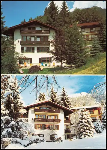 Oberstdorf (Allgäu) 2 Bild Gästehaus Lind Sommer u. Winter 1972