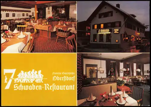 Oberstdorf (Allgäu) 4 Bild Schwaben-Restaurant Familie Gutensohn 1978