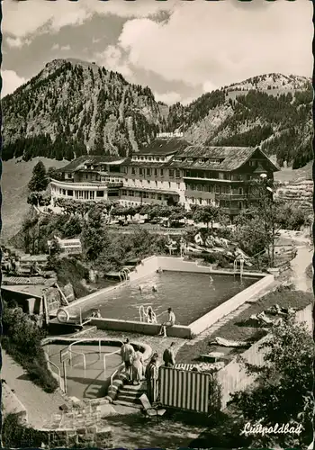 Bad Oberdorf (Algäu)-Bad Hindelang HOTEL LUITPOLDBAD Fotokunst 1959