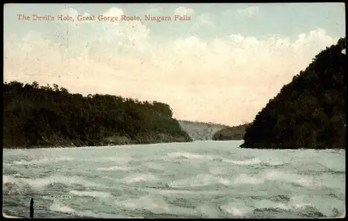 Niagara Falls (NY) The Devil's Hole, Great Gorge Route, Niagara Falls 1929