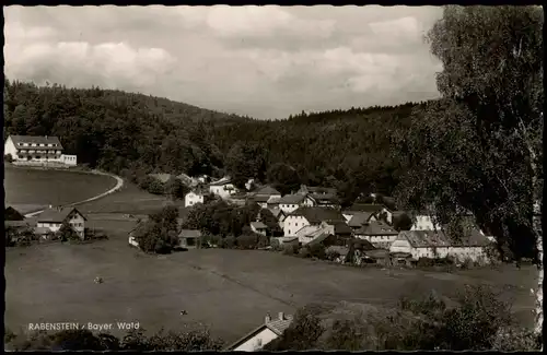 Rabenstein-Zwiesel Panorama-Ansicht RABENSTEIN im Bayer. Wald 1960