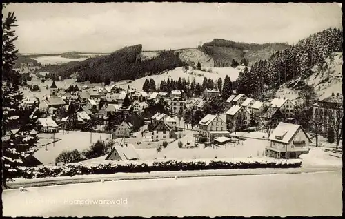 Ansichtskarte Lenzkirch Stadt im Winter 1966