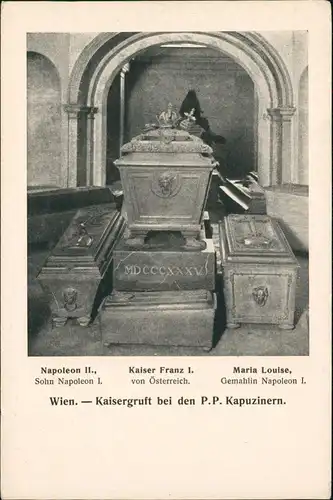 Ansichtskarte Wien Kaisergruft bei den P.P. Kapuzinern. 1924