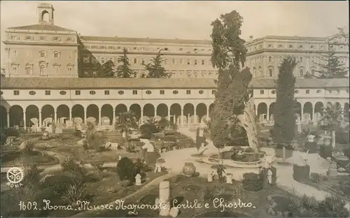 Cartoline Rom Roma Roma Museo Nazionale Cortile e Chiostro. 1926