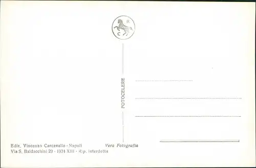 Cartoline Capri PANORAMA DA CETRELLA 1934