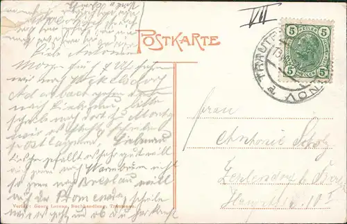 Postcard Trautenau Trutnov Ringplatz 1911