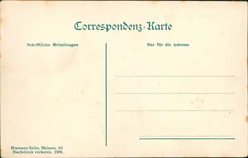 Postcard Leitmeritz Litoměřice Brückenstiege. Restaurant 1906