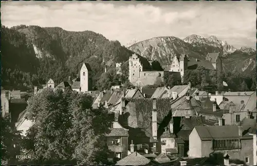 Ansichtskarte Füssen Stadtpanorama 1965