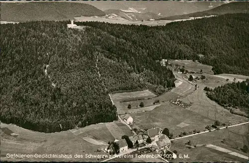 Fohrenbühl Luftbild Gefallenen-Gedächtnishaus Schwarzwald  Gasthof Adler 1962