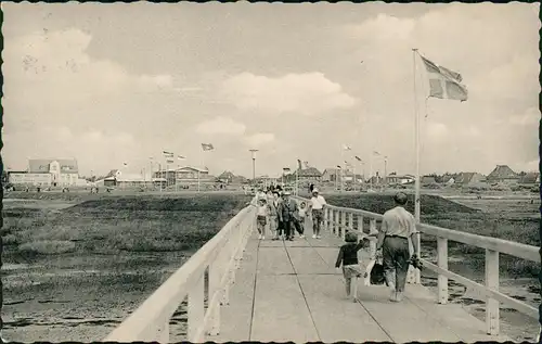 Ansichtskarte St. Peter-Ording Seebrücke 1963