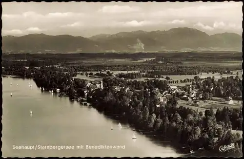 Ansichtskarte Seeshaupt Luftbild 1964