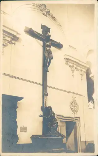 Ansichtskarte Regensburg Kirche, Jesuskreuz 1930