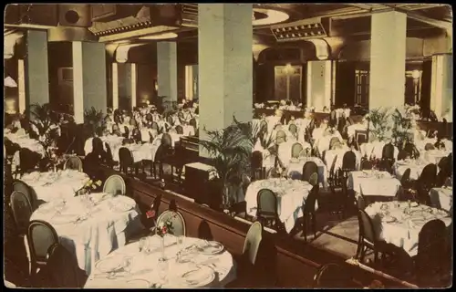 Postcard Philadelphia KUGLER'S Chestnut St. Restaurant 1951