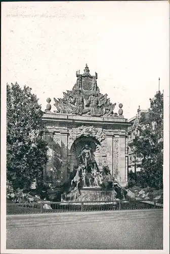 Postcard Stettin Szczecin Felderhof-Brunnen 1928