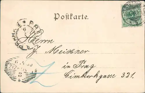 Postcard Stettin Szczecin 2 Bild Paradeplatz u. Viktoriaplatz 1900