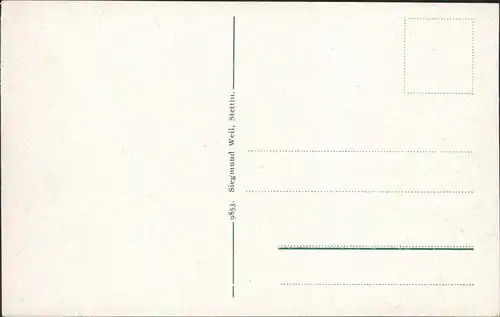 Postcard Swinemünde Świnoujście Familienba - Blick Osternothafen 1928