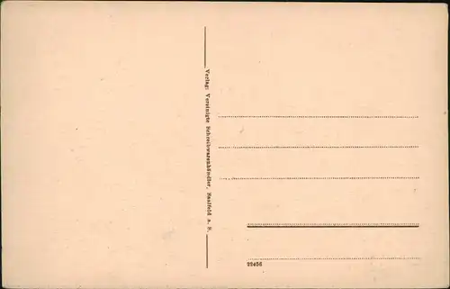 Ansichtskarte Saalfeld (Saale) Partie am Rathaus 1918