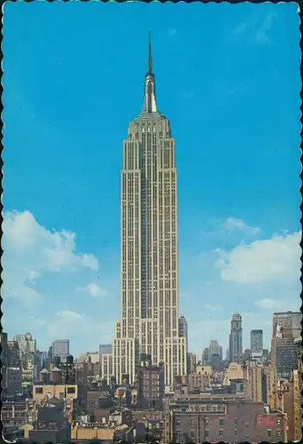 Postcard New York City Empire State Building USA 1972