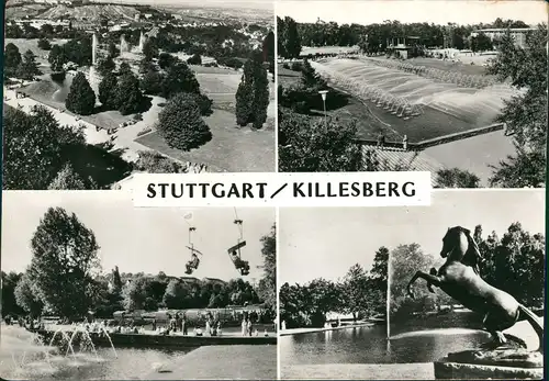 Ansichtskarte Stuttgart 4 Bild: Höhenpark Killesberg 1962
