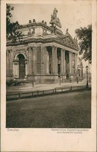 Ansichtskarte Dresden Akademisches Ausstellungsgebäude 1928