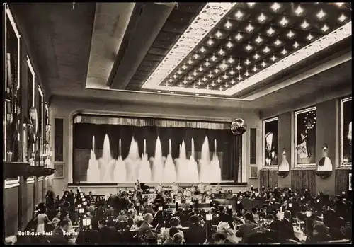 Ansichtskarte Kreuzberg-Berlin Hasenheide Ballhaus Resi- Berlin Saal 1956