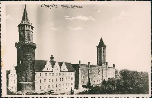 Postcard Liegnitz Legnica Schloß 1965 REPRO